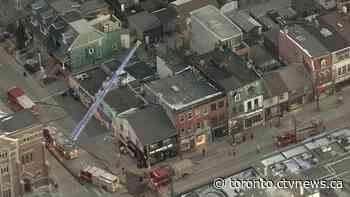 Crews on scene of 4-alarm fire at chrome plating facility in Toronto's west end