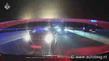 Video: dronken mafkees in C1 wil niet stoppen voor politie