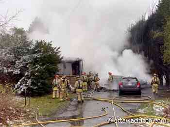Three people injured, one in life-threatening condition, following explosion and fire at south-end home
