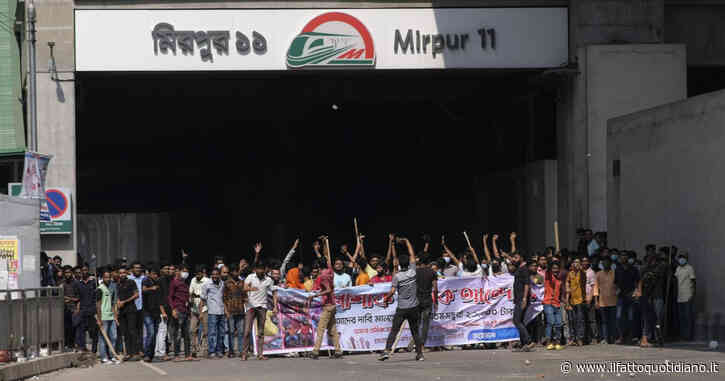 I lavoratori tessili del Bangladesh tengono duro. Rifiutata un’offerta di aumento dei salari del 56%