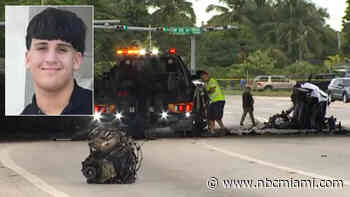 ‘Devastated' family mourns 15-year-old driver killed in high-speed crash in Kendall