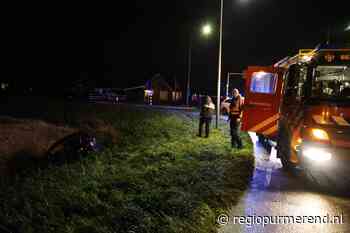 Brommobiel te water in Middenbeemster