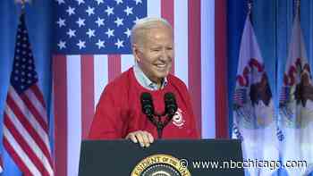 Biden, Pritzker, UAW President speak at auto plant in Belvidere