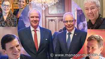 Hall of Fame 2023: Karl-Ludwig Kley und der Gewerkschaftschef Michael Vassiliadis geehrt