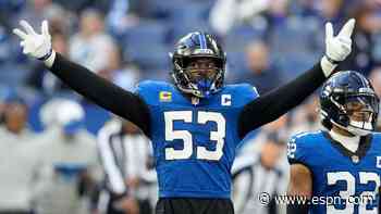 Colts LB Leonard frustrated over diminished role