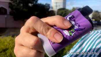They're meant to be illegal but in Bunbury, vapes are being sold like lollies