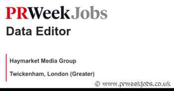 Haymarket Media Group: Data Editor