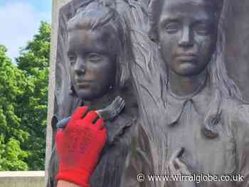 Port Sunlight war memorial reopens for Remembrance Sunday