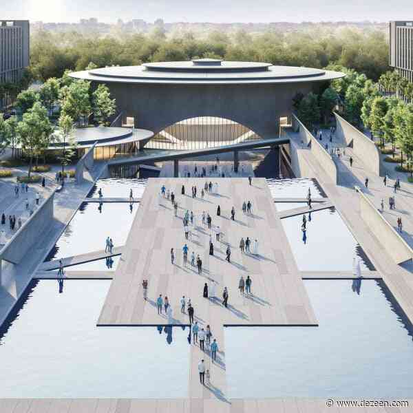 Tadao Ando designs concrete arts centre for Sharjah to be "round like the Earth"