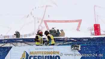 Zu viel Schnee: Bangen um Abfahrt am Matterhorn