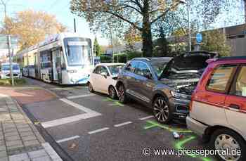 POL-GE: Mehrere Verletzte bei Verkehrsunfall mit Straßenbahn
