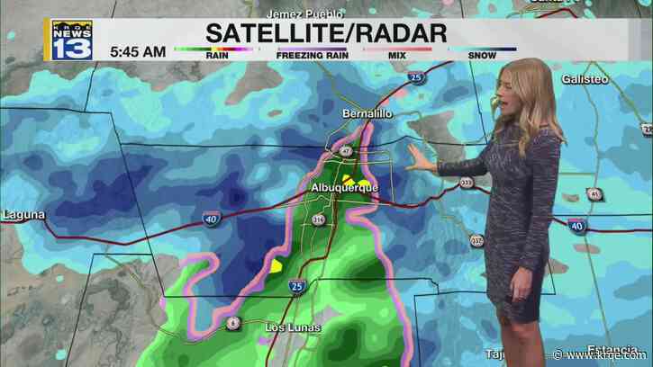 Rain, snow and cold Friday around New Mexico
