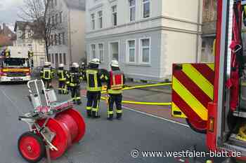 Feuer in Bielefelder Wohn- und Geschäftshaus