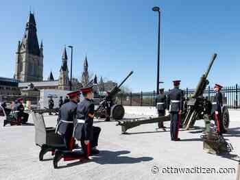DND advises public not to be alarmed by artillery salutes on Remembrance Day