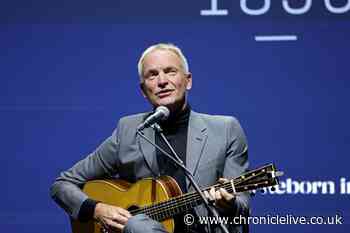Music legend Sting pays tribute to Tyneside and a career built on dreams from Wallsend