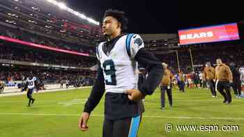 'Losing is frustrating': Bryce Young, Panthers seek solutions after 'embarrassing' loss to Bears