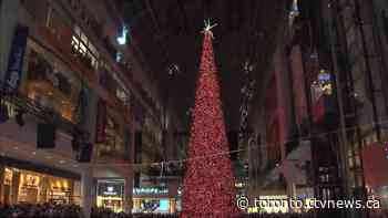 A 114-foot-tall Christmas tree, the Barenaked Ladies and Santa Claus at the Eaton Centre next week