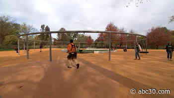 FDR Park in Philadelphia unveils North America's largest swing set