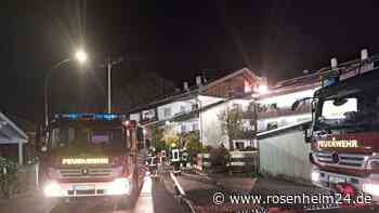 Brand in Kolbermoor – Feuerwehrgroßeinsatz in der Spielhahnstraße