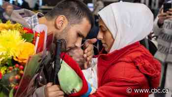 His daughter was born in Gaza during the war. In Toronto, they finally met