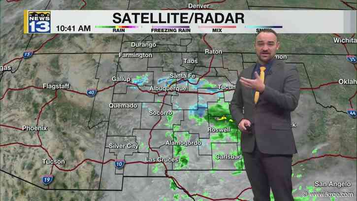 Colder temperatures and wintry precipitation across New Mexico