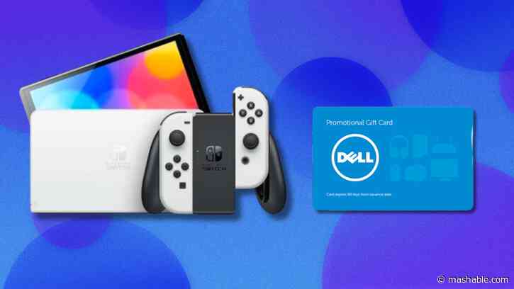 Buy a Nintendo Switch OLED and get a $75 gift card at Dell