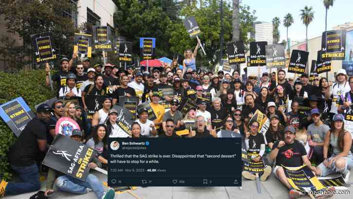 The SAG Strike is over, and actors and their stan accounts are celebrating
