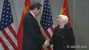 US Treasury Secretary Yellen discusses SF meetings with Chinese Vice Premier