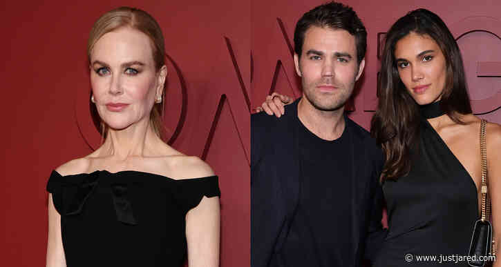 Nicole Kidman Joins Paul Wesley & Girlfriend Natalie Kuckenburg at Planet OMEGA Opening Night in NYC