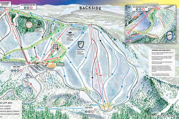 Wildfire Ravaged Ski Area Debuts Stunning New Trail Map