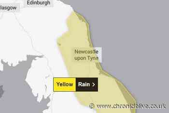 Met Office issues new North East weather warning for rain until Tuesday morning