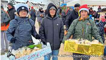 Weihnachtsmarkt in Jettingen: Partnerschaftsplatz wird rechtzeitig fertig