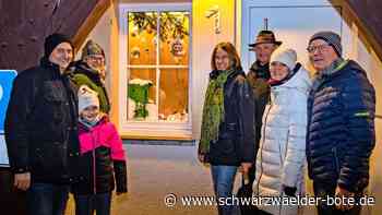 Adventskalender Wildberg: Jeden Tag öffnet sich ein neues Türchen
