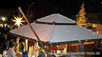Weihnachtsmarkt der Vereine: Friedenssterne strahlen über Calmbach