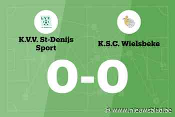 Doelpuntloos gelijkspel tussen KVV Sint-Denijssport en SC Wielsbeke