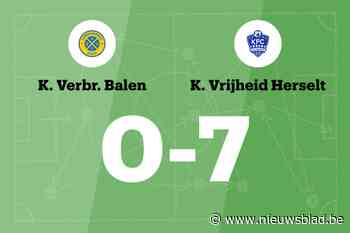 Herselt B verplettert Balen