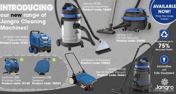 Jangro unveils new machine range for flawless cleaning