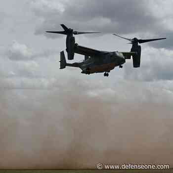 US military still flying Ospreys after deadly crash off Japanese coast
