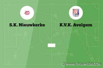 Wedstrijd tussen SK Nieuwkerke en VK Avelgem afgelast