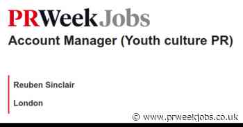 Reuben Sinclair: Account Manager (Youth culture PR)