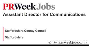 Staffordshire County Council: Assistant Director for Communications