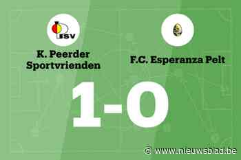 Heldenrol voor Akkermans bij zege K Peer SV op Esperanza Pelt B