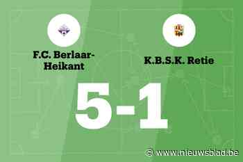 Verschoren scoort drie keer, Berlaar-Heikant verslaat Retie