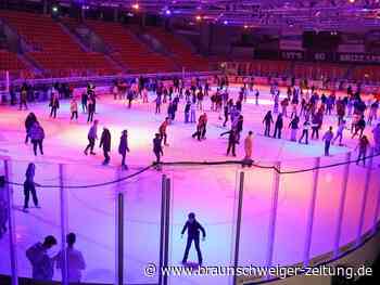 Schlittschuhlaufen zu Discomusik in Wolfsburg