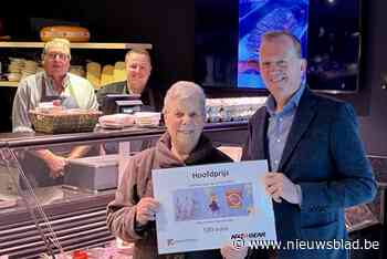 Regine Schrooyen wint 500 euro door met de fiets inkopen te doen