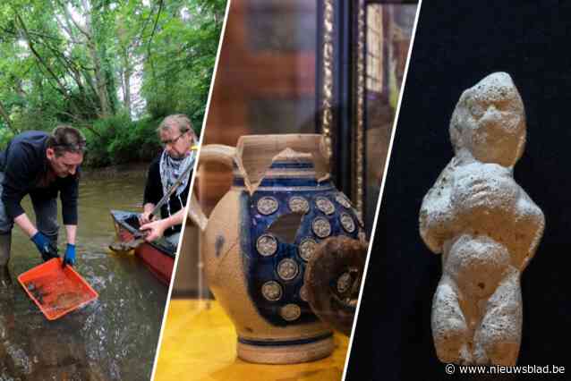 Amateur-archeoloog Wim Vervoort vist ene na andere artefact uit Kleine Nete: “Je hoeft niet naar Egypte om interessante zaken te vinden”