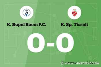 Duel tussen Rupel Boom B en Tisselt B blijft doelpuntloos
