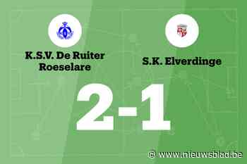 SV De Ruiter ijzersterk in thuiswedstrijden: winst tegen SK Elverdinge zevende op rij