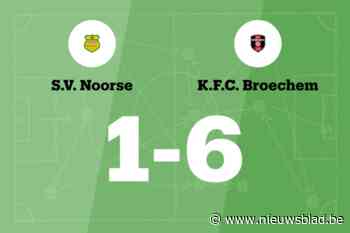 Schoofs scoort vier keer voor Broechem B dat wint van Noorse C