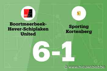 BHS United verplettert Sporting Kortenberg